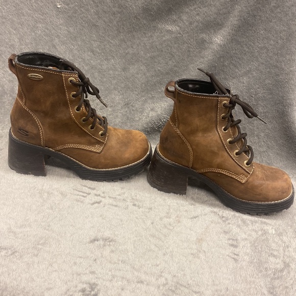 Y2K Vintage Sketchers platform heeled boots - Picture 4 of 8